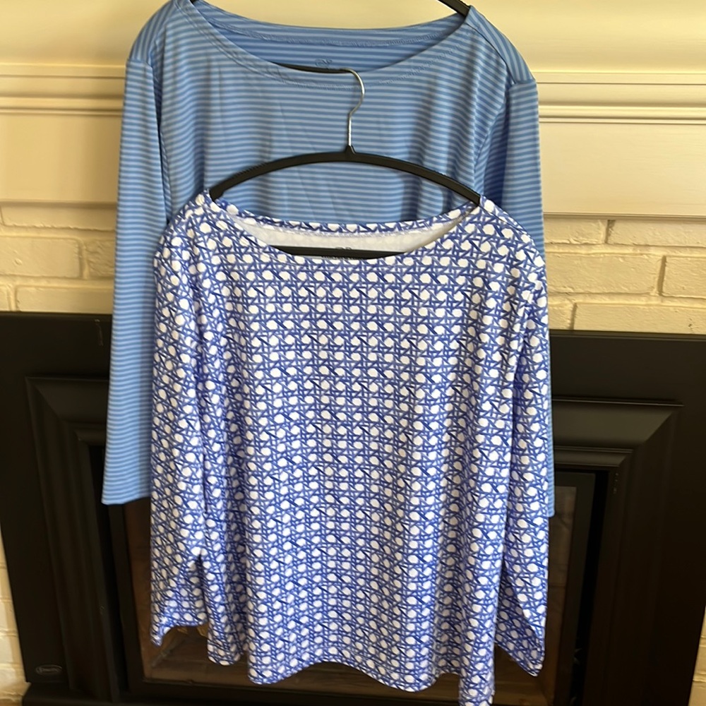 Vineyard Vines boatneck tees 2X